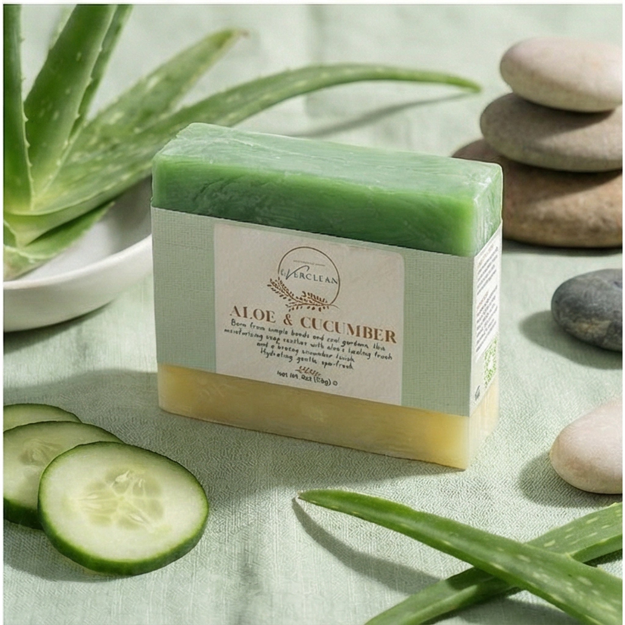 EverLiv Aloe & Cool Cucumber Soap - EverLiv LLC