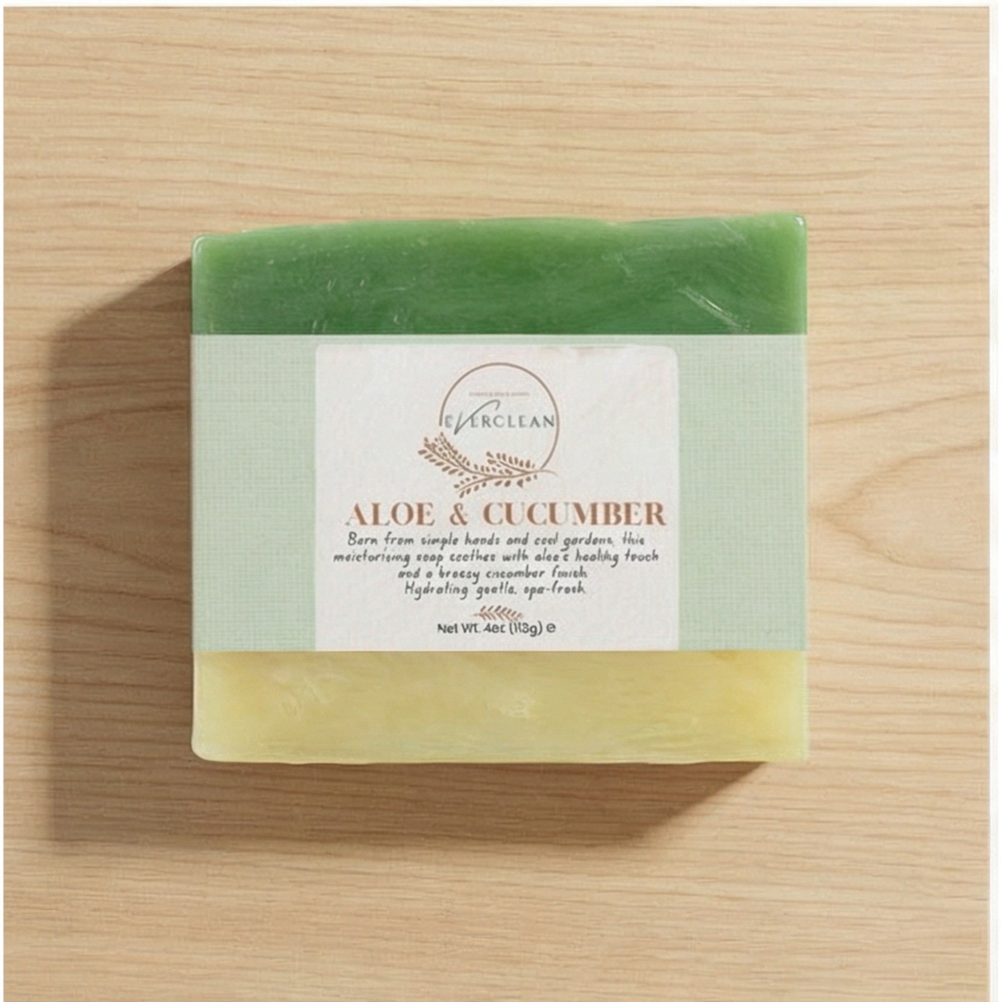 EverLiv Aloe & Cool Cucumber Soap - EverLiv LLC