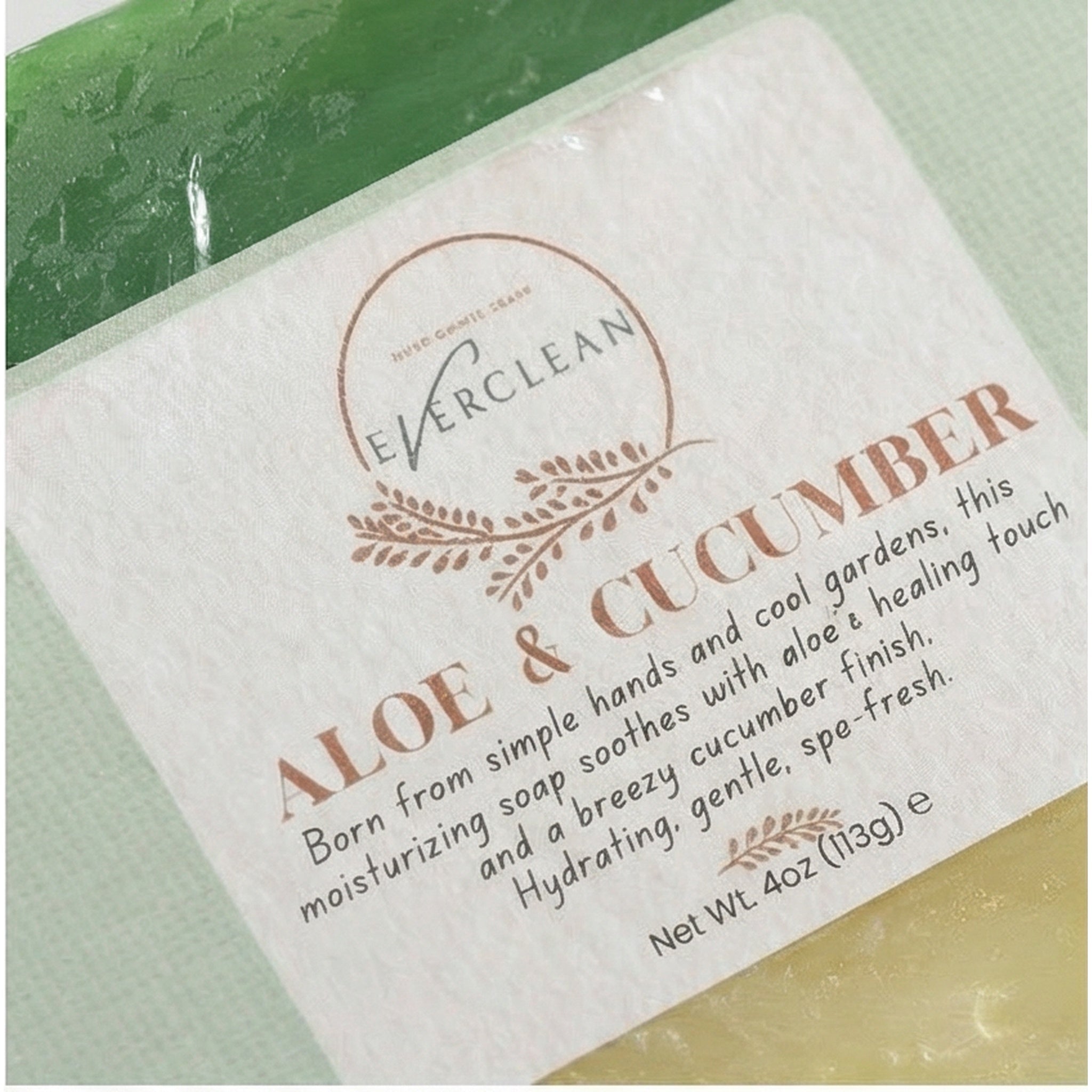 EverLiv Aloe & Cool Cucumber Soap - EverLiv LLC