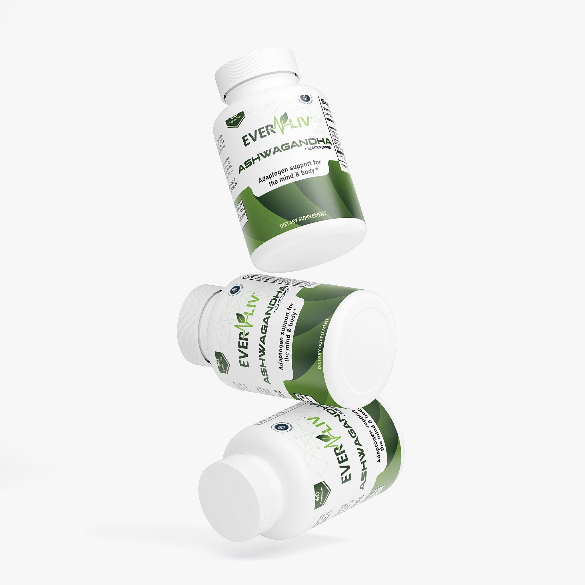 EverLiv Ashwagandha + Black Pepper - EverLiv LLC