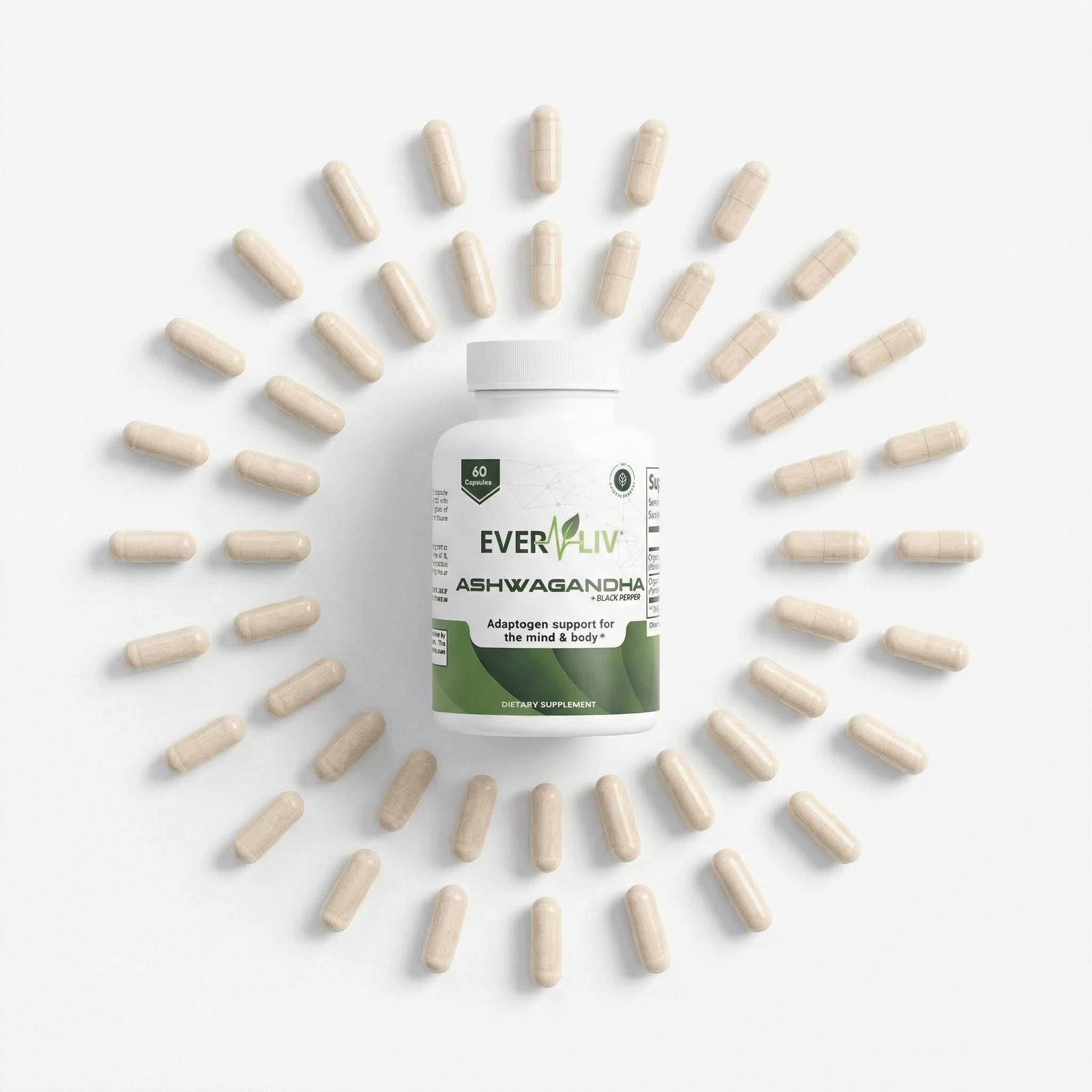 EverLiv Ashwagandha + Black Pepper - EverLiv LLC