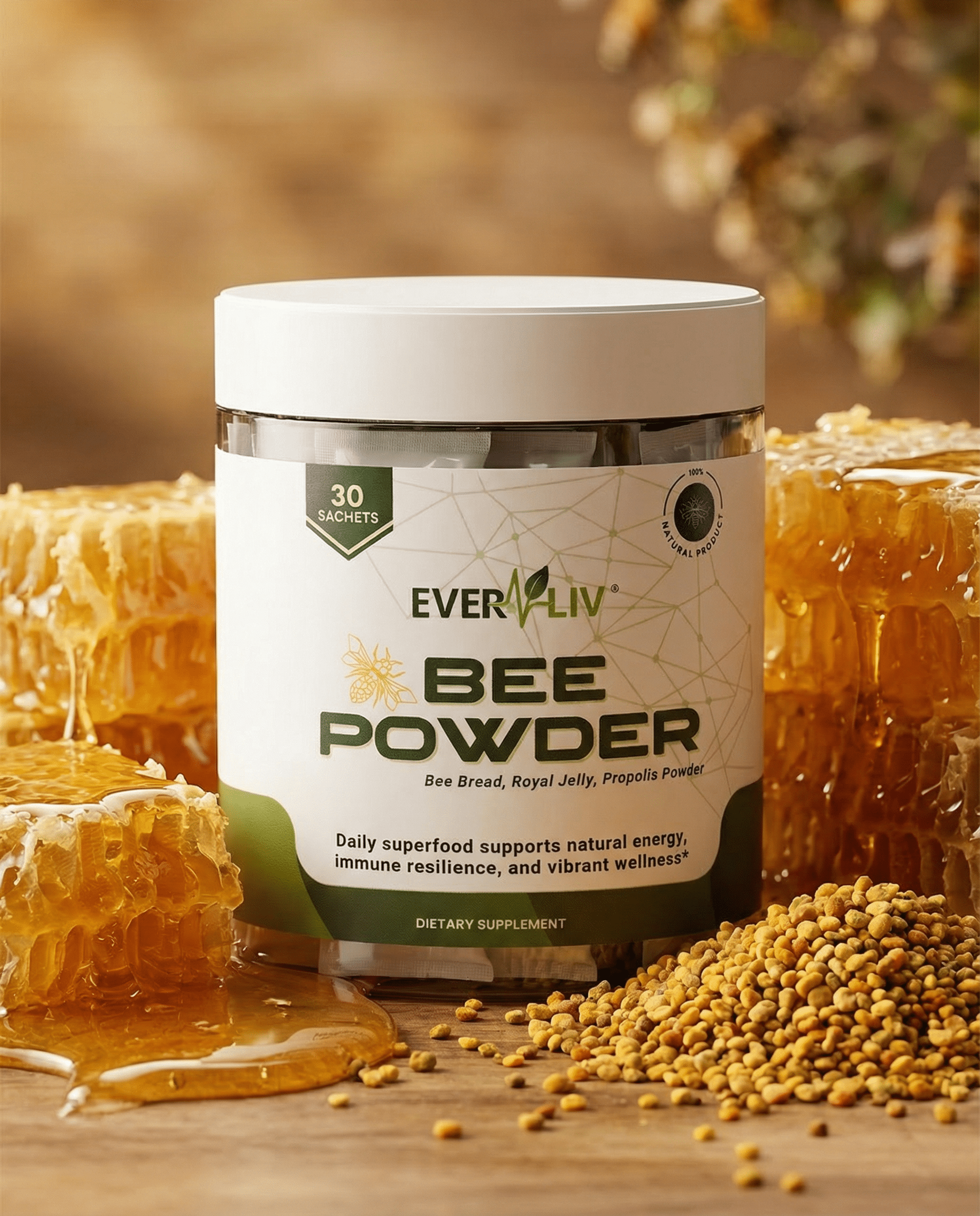 EverLiv Bee Bread Powder - EverLiv LLC