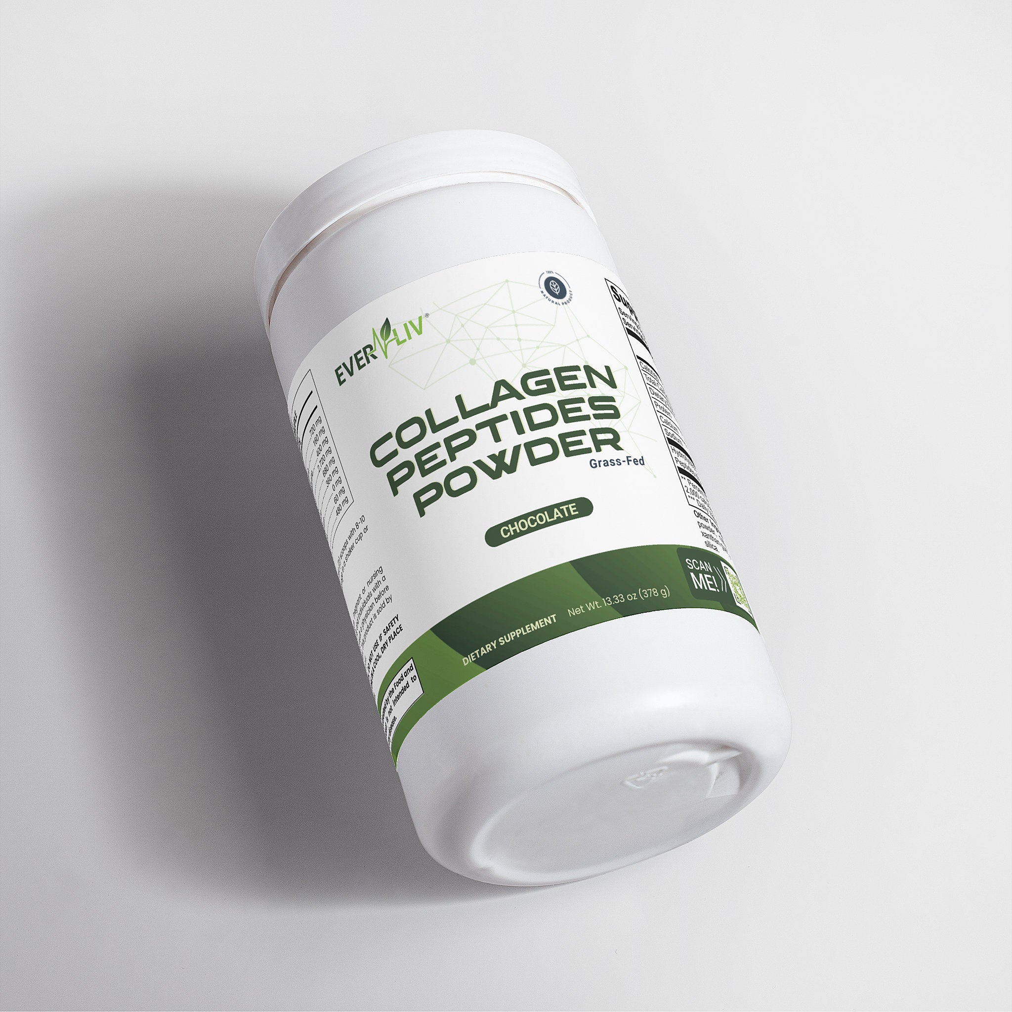 EverLiv Collagen Peptides Powder (Chocolate) - EverLiv LLC