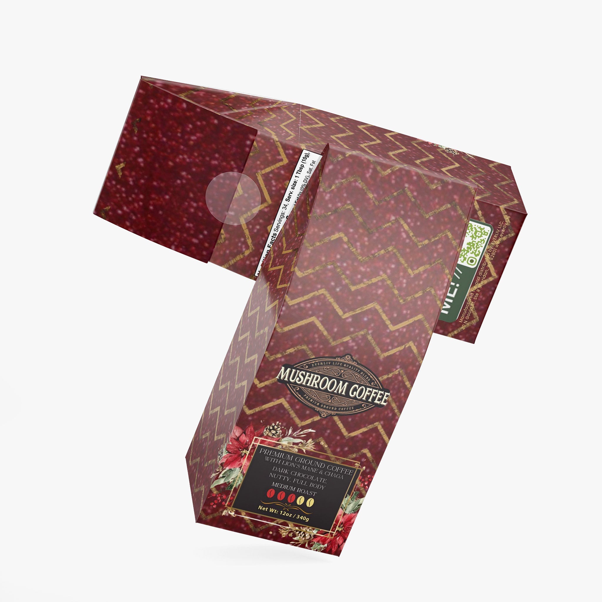 EverLiv Mushroom Coffee (Medium Roast) - EverLiv LLC