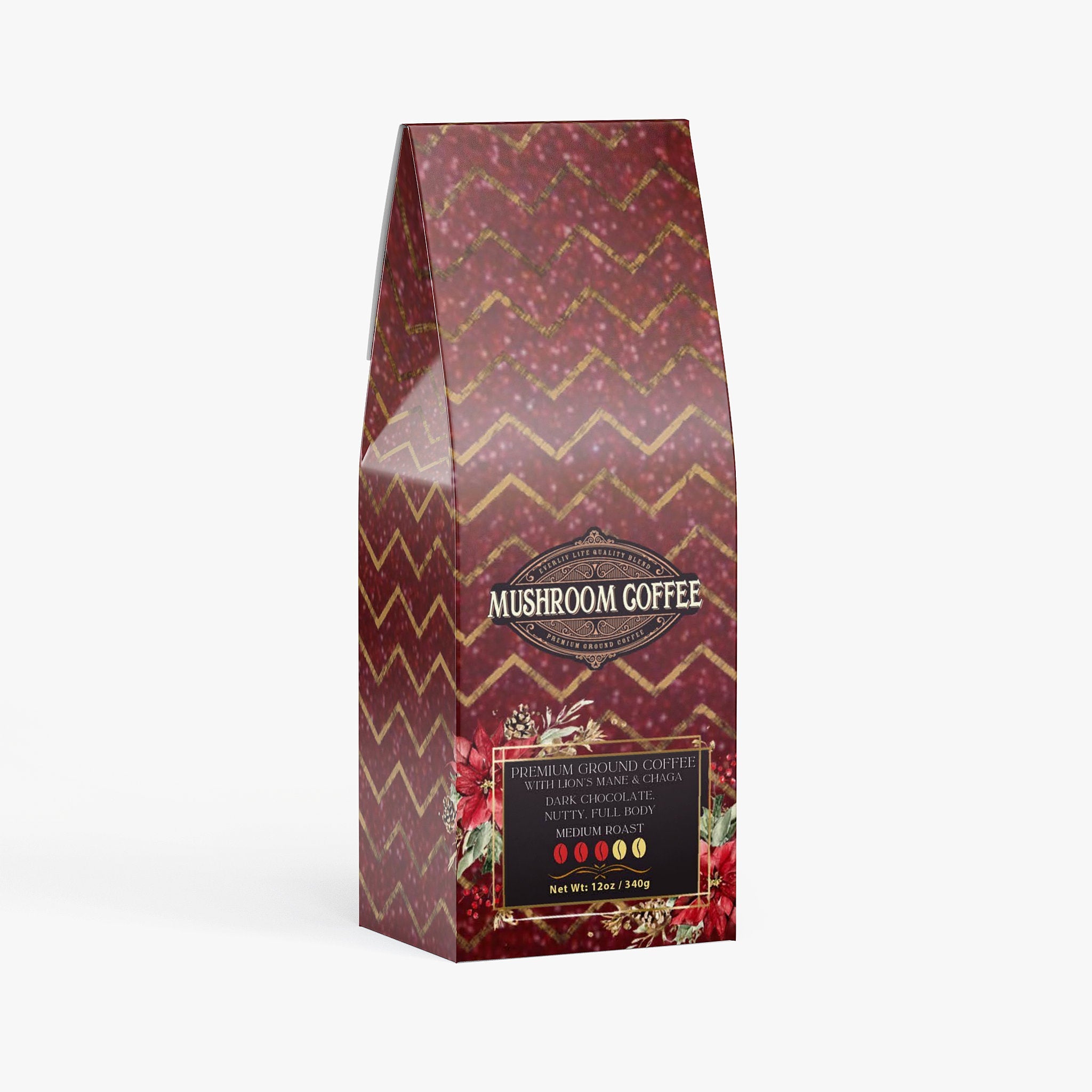 EverLiv Mushroom Coffee (Medium Roast) - EverLiv LLC