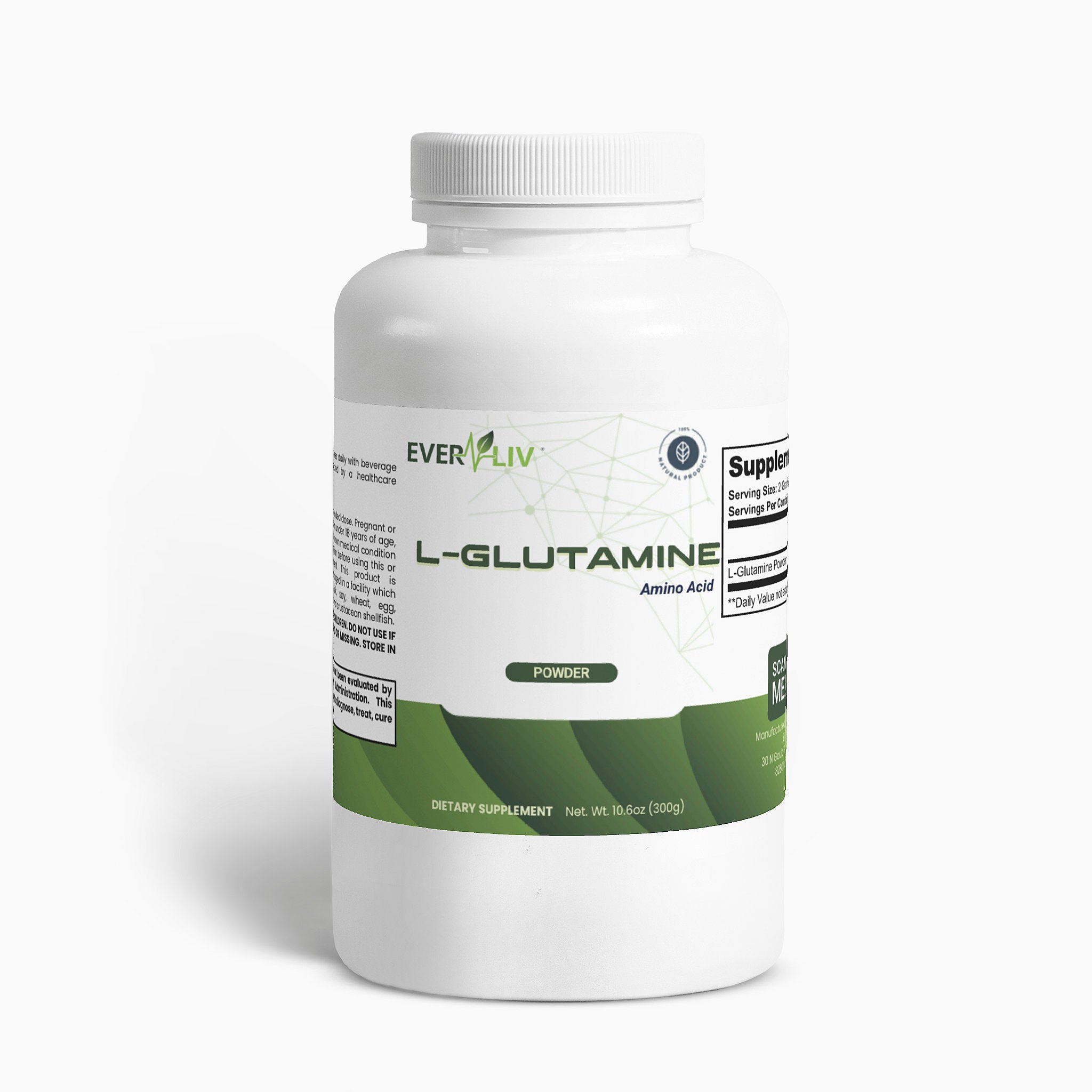 EverLiv Pure L - Glutamine Powder - EverLiv LLC