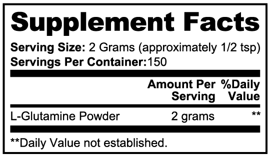 EverLiv Pure L - Glutamine Powder - EverLiv LLC