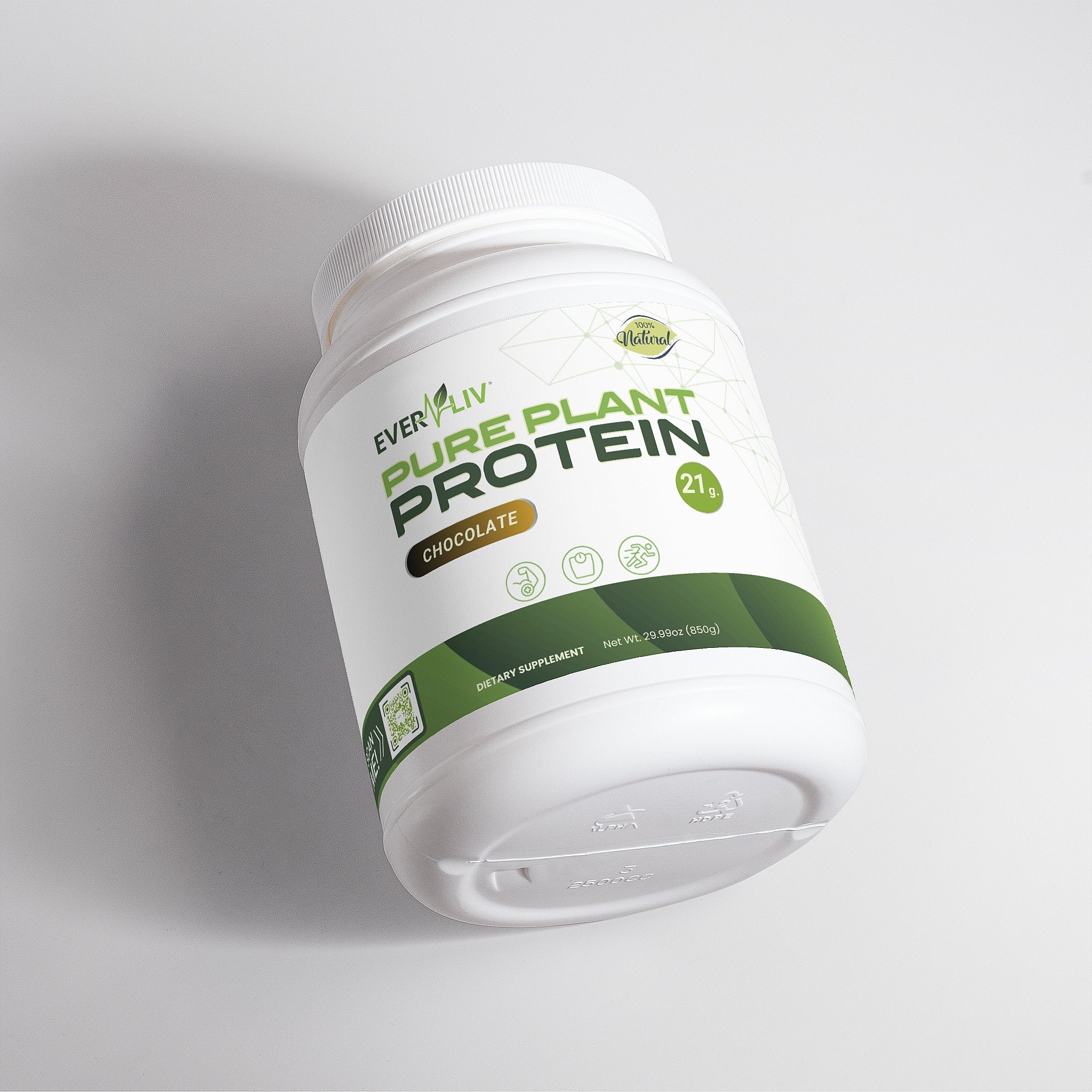 EverLiv Pure Plant Protein (Chocolate) - EverLiv LLC
