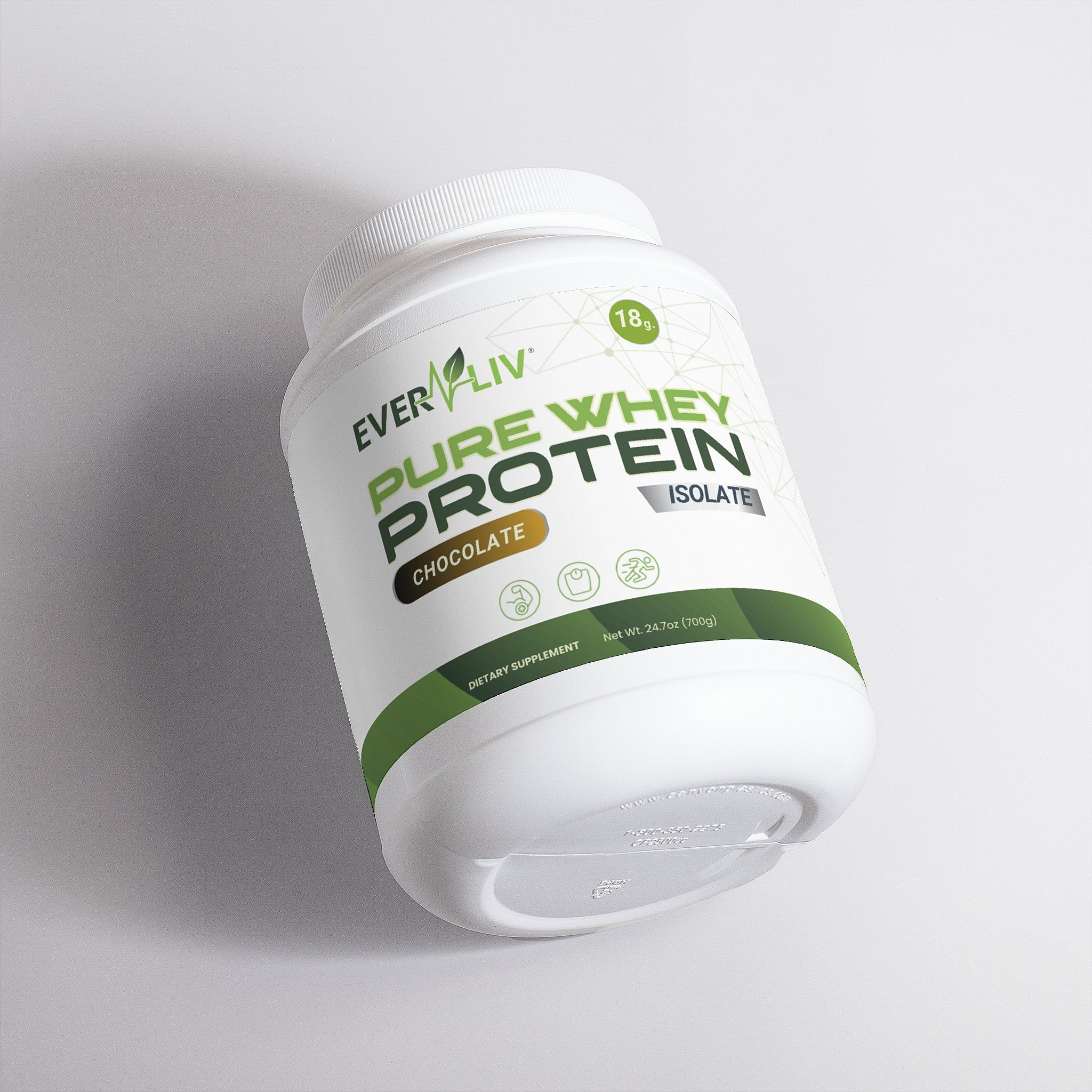 EverLiv Pure Whey Protein Isolate (Chocolate) - EverLiv LLC