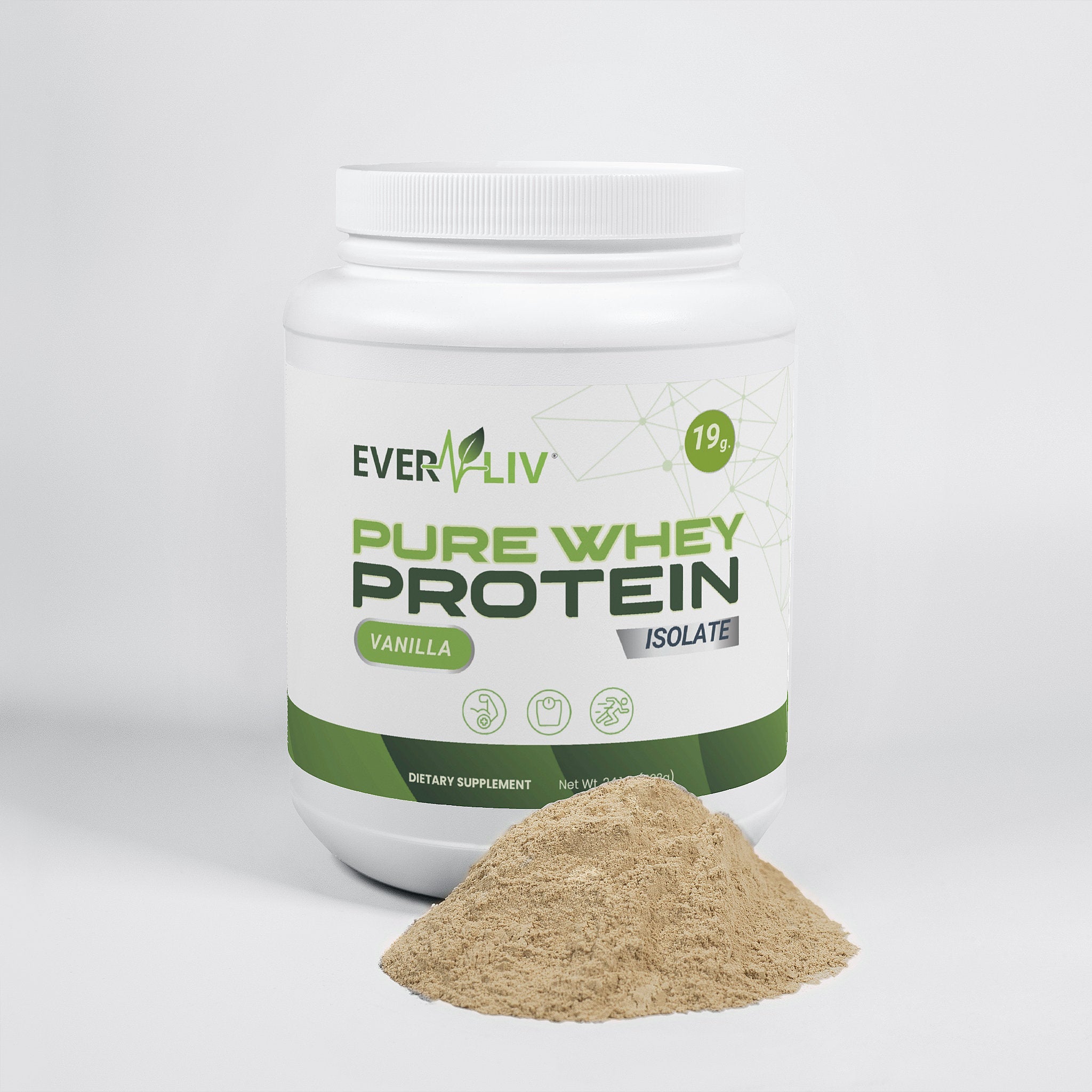 EverLiv Pure Whey Protein Isolate (Vanilla) - EverLiv LLC