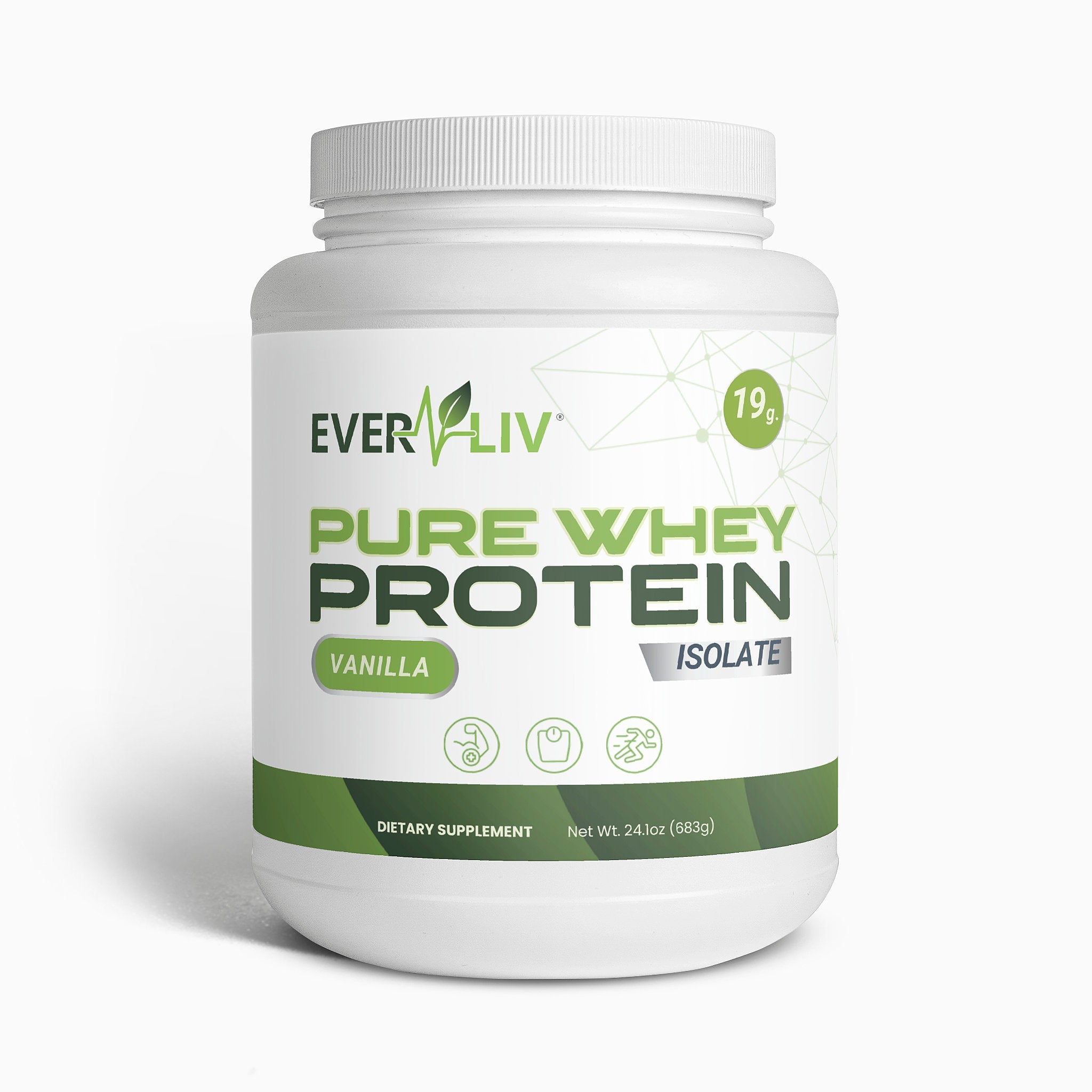 EverLiv Pure Whey Protein Isolate (Vanilla) - EverLiv LLC