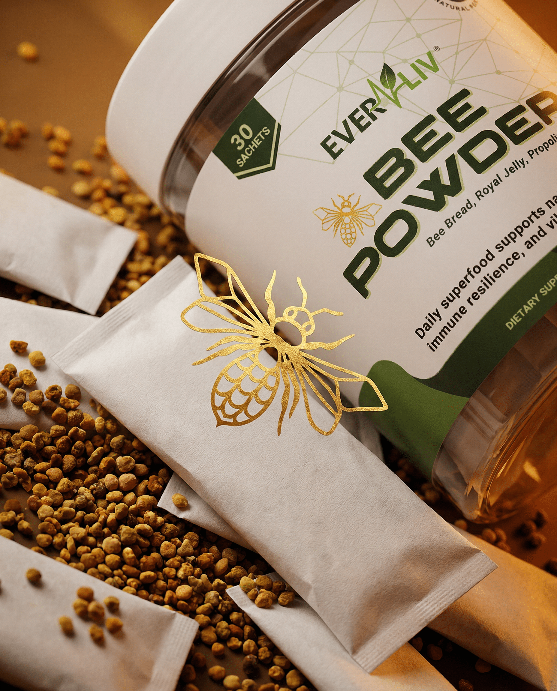 EverLiv Bee Bread Powder - EverLiv LLC