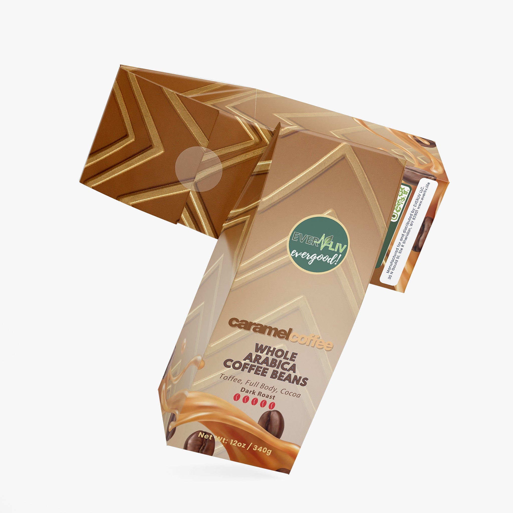EverLiv Caramel Coffee (Dark Roast) - EverLiv LLC