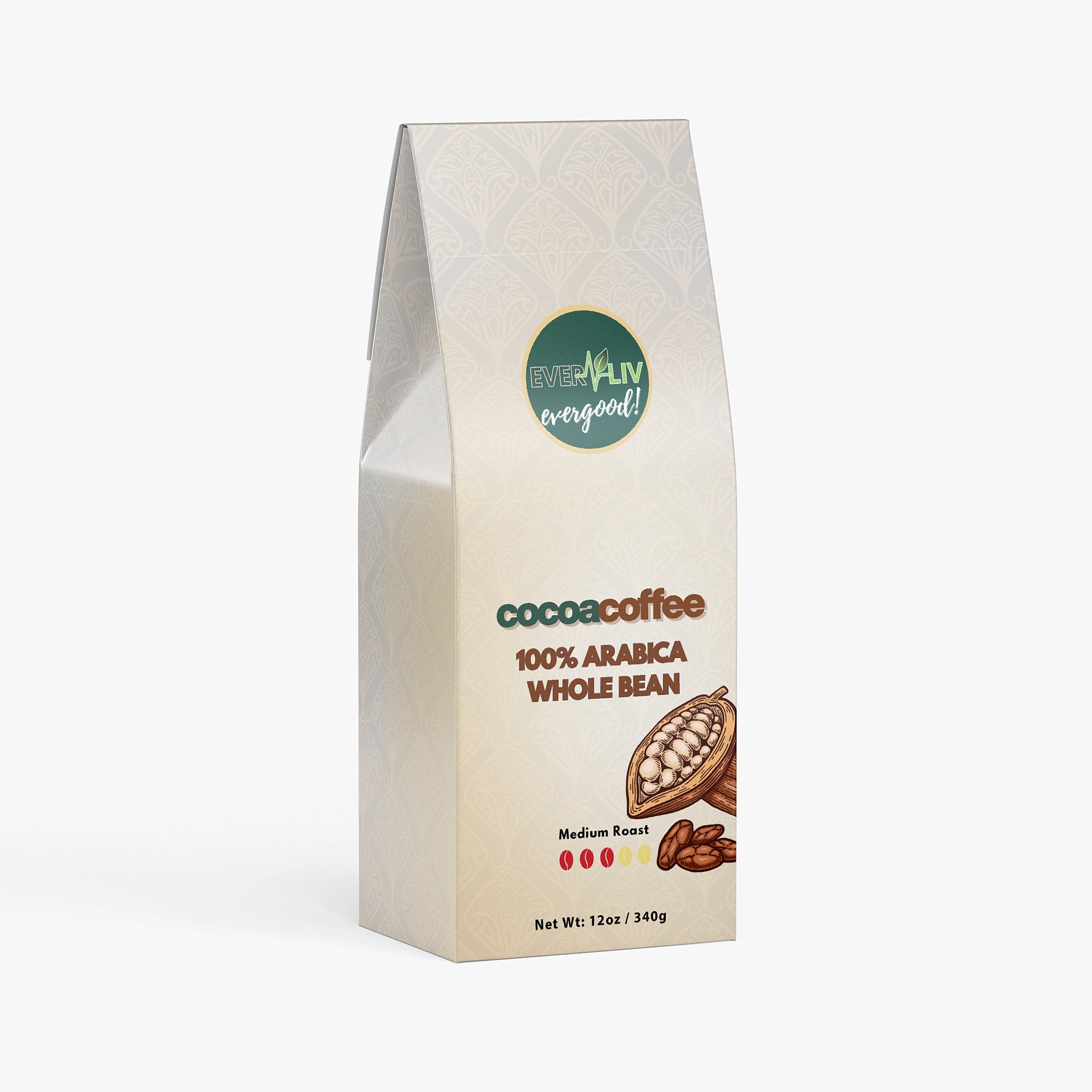 EverLiv Cocoa Coffee (Medium Roast) - EverLiv LLC