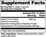 EverLiv Lion's Mane Mushroom - EverLiv LLC