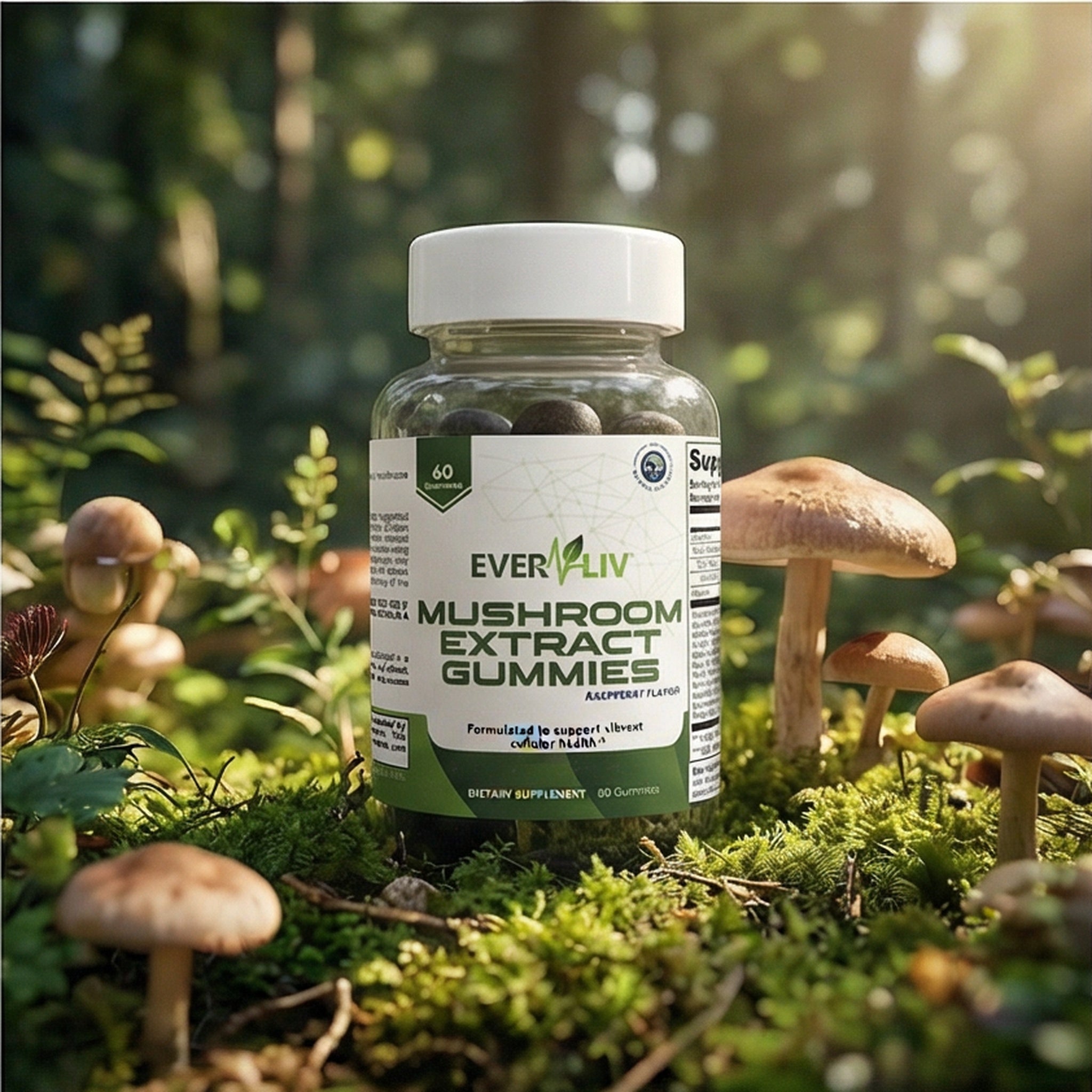EverLiv - Mushroom Extract Gummies - EverLiv LLC